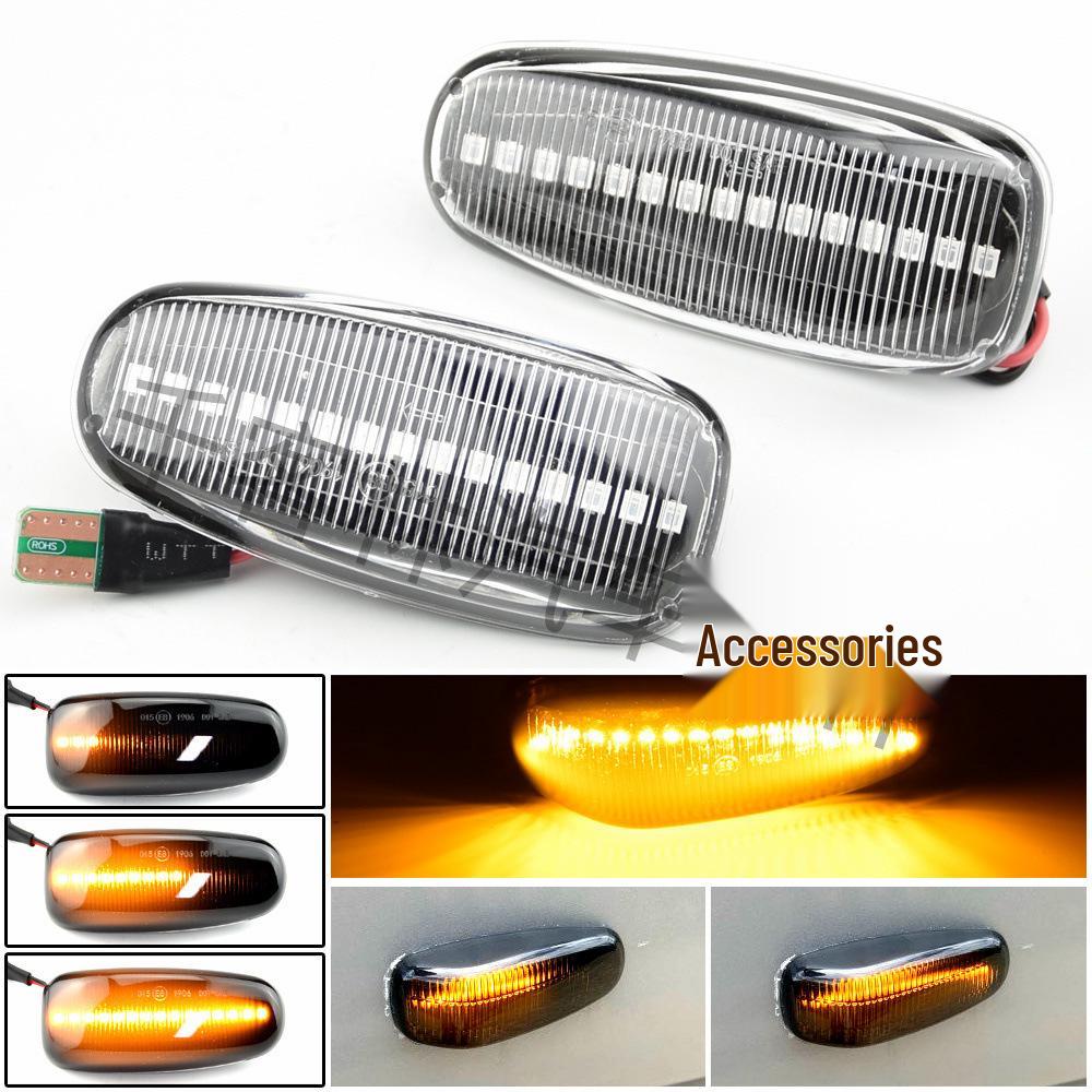 Yellow Flowing Side Turn Signal Lights for Mercedes-Benz W210 W202 W208 R170 W638