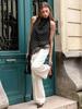 Sleeveless Oversized Vintage Patchwork Casual Loose Tank Tops for Women Summer Vest T-shirt