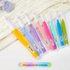 Thick Handle Crochet Hook Set with Colored TPR Handles for Carpet and Scarf Weaving