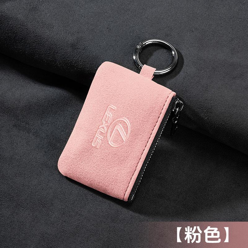 Car Key Bag Suede Coins Wallet Mini Card Pouch For Lexus NX IS RX ES GX LX LS UX GS 200 260 300 350 NX200 NX300 RX350 ES300
