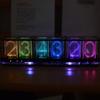 Imitate Full Color RGB Glow Tube Clock LED Music Spectrum DIY Kits Decoration Gift Night Light Atmosphere Light