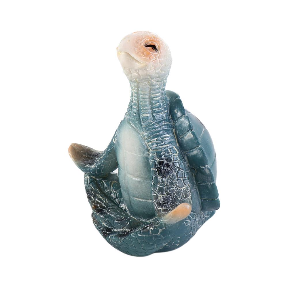 Yoga Meditation Resin Crafts For Buddha Zen Peacefulness Garden Statue Simulated Turtle Desktop Ornament Sea Turtle Figurine