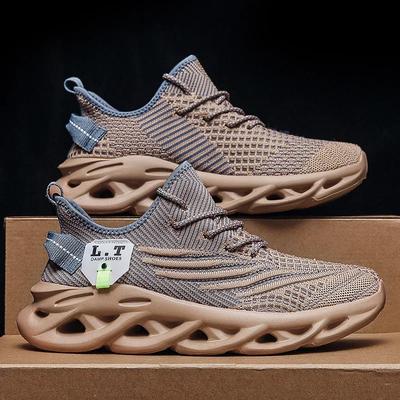 Herren Sneaker Unisex Laufschuhe Outdoor Übergröße Leicht Atmungsaktives Mesh Erhöhen Bequeme Sportschuhe für Herren Hombre