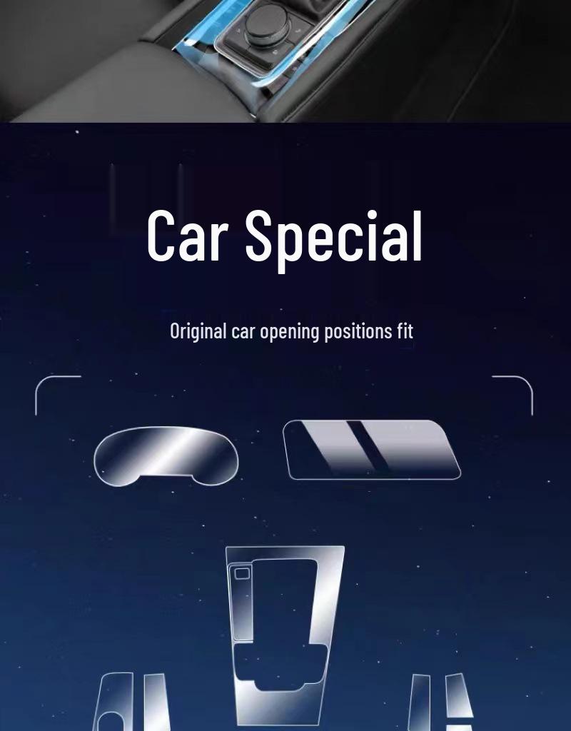 Applicable for 2020-2024 Mazda 3 Next-Gen Angkesaila Interior Protection Central Control HD Screen Gear Shift Film.