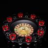 Bar Funny Tools Russia Turntable Shot Glass Russian Drinking Roulette Game Set 16 Shots