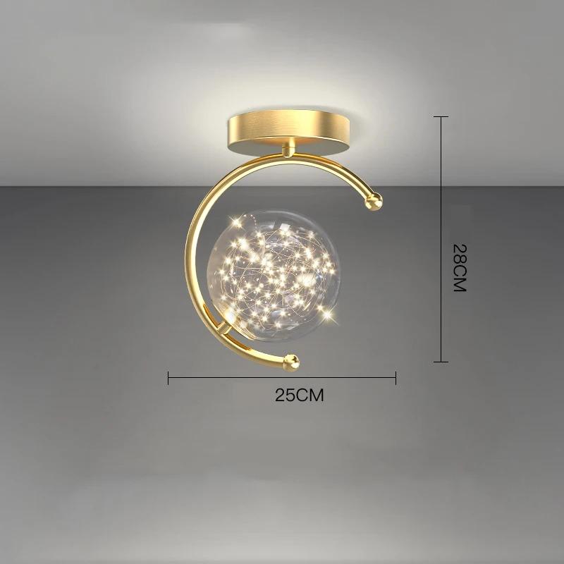 

E27 Потолочные светильники для коридора, фойе, прохода, современный простой дизайн, люстра, светильники для дома и декора Neutral Light золотой