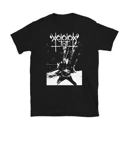 Satanic Warmaster Black Heavy Metal Pánské tričko s krátkým rukávem z čisté bavlny, ležérní vintage topy, harajuku streetwear, volnočasové tričko