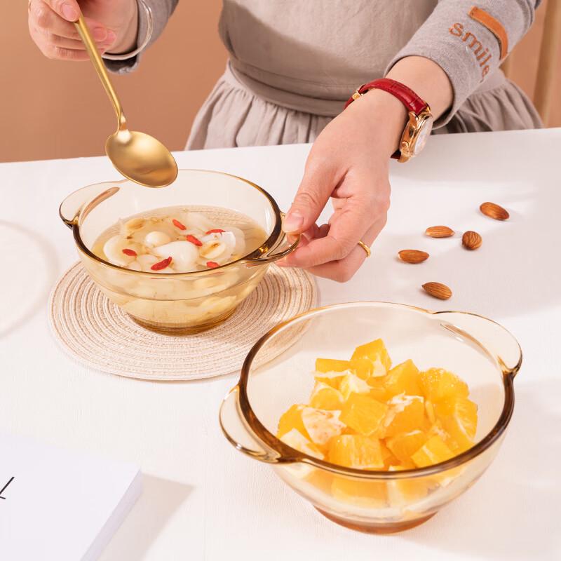 Набор стеклянных мисок и ложек Debo Gil