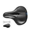 Bicycle Saddle Double Shock Absorbing Cushion Memory Foam Comfortable Bike Seats for Men for Mountain Road Cycling Biking