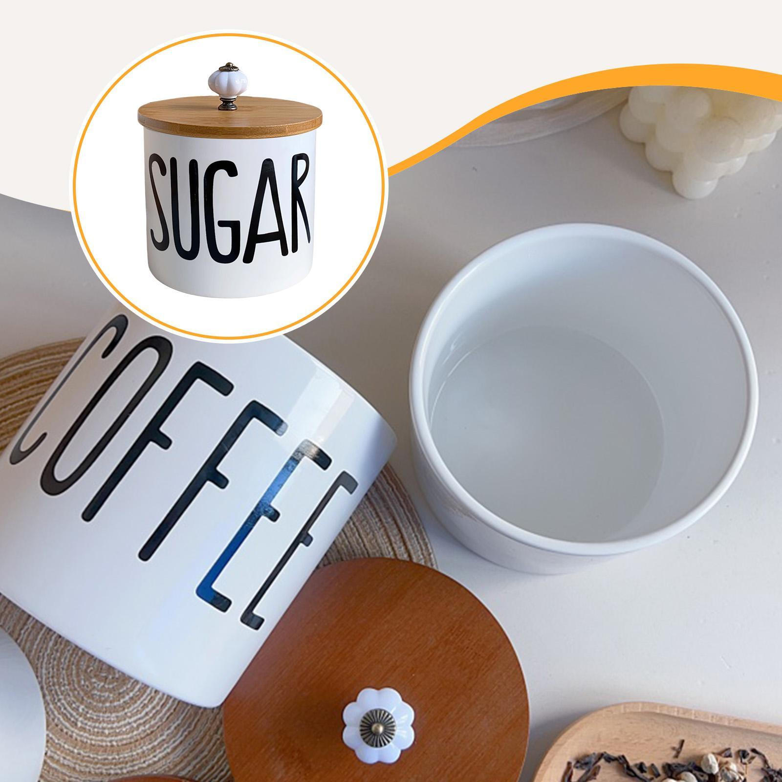 

Керамический контейнер для хранения с крышкой Герметичный кофейный кухонный контейнер