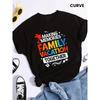 Camiseta de Férias em Família para Mulheres Criando Memórias Juntos Viagem em Família Top Casual
