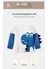Boys' 3D Dinosaur Long-Sleeved T-Shirt Base Layer