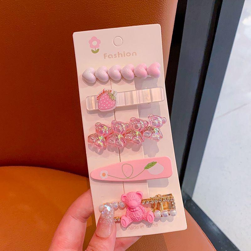 2022 Winter Korean Style Metal Hair Clip for Girls - Trendy Bangs Hairpin and Side Clip Hair Accessories