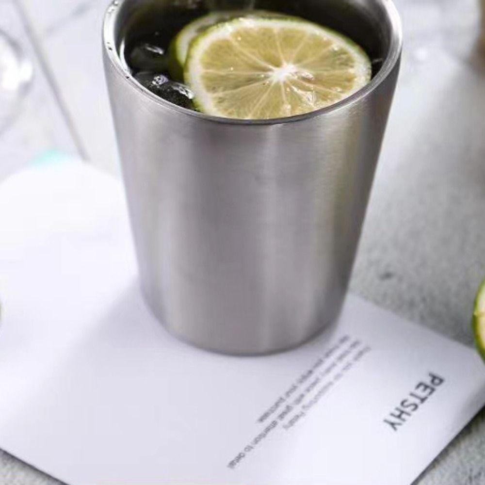 Frosted Unbreakable Tumbler Restaurant Insulation Home Drinking Mug Beer Cup Soju Mug Drinkware