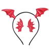 Gothic Hair Clip Hoop Set Costume Hair Hoops Cute Devil Ears Hairband  Haunted House Party