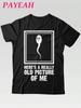 Camiseta Gráfica de Algodón Tallas GrandesPAYEAH Esta Es Una Foto Muy Antigua Mía Camiseta Divertida de Meme (Soltero