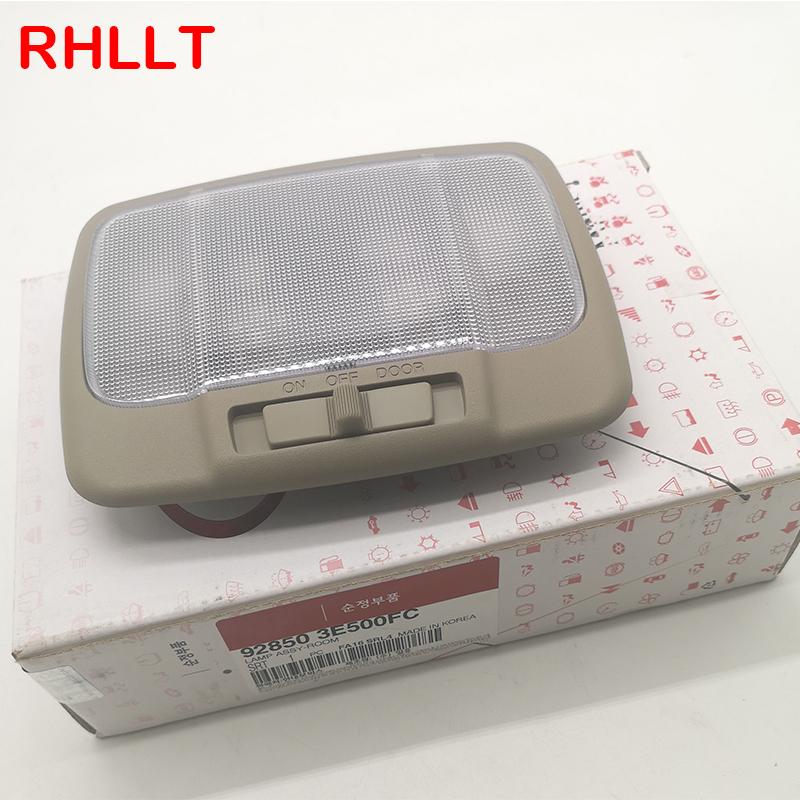 

92850 3E500 Центральний плафон салону в зборі сірий для Kia Sorento 2006-2009 Плафон салону консолі над головою в зборі 928503E500FC