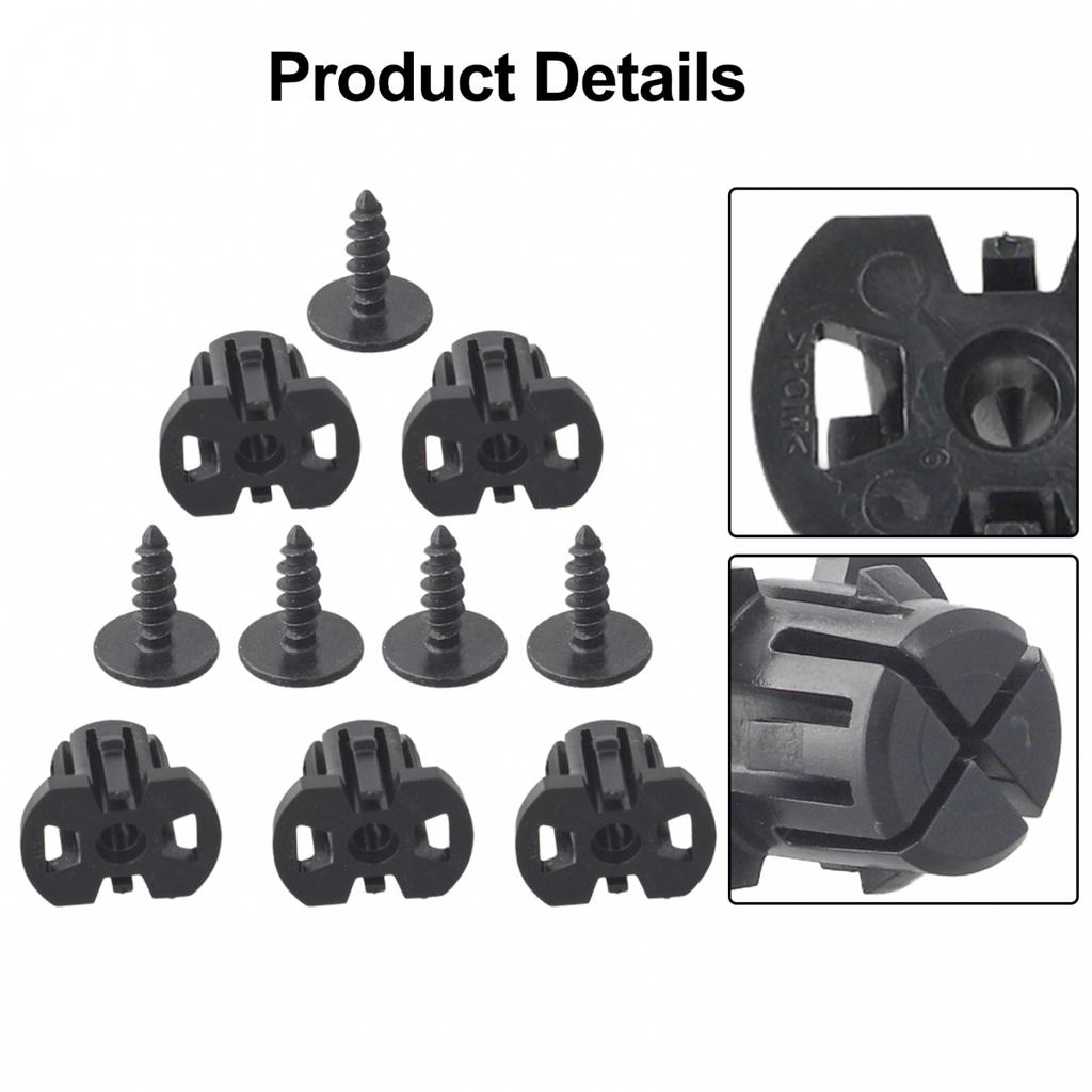 5PCS Engine Lower Guard Expansion Nut Screw WHT003491 For Tiguan ID For Aero