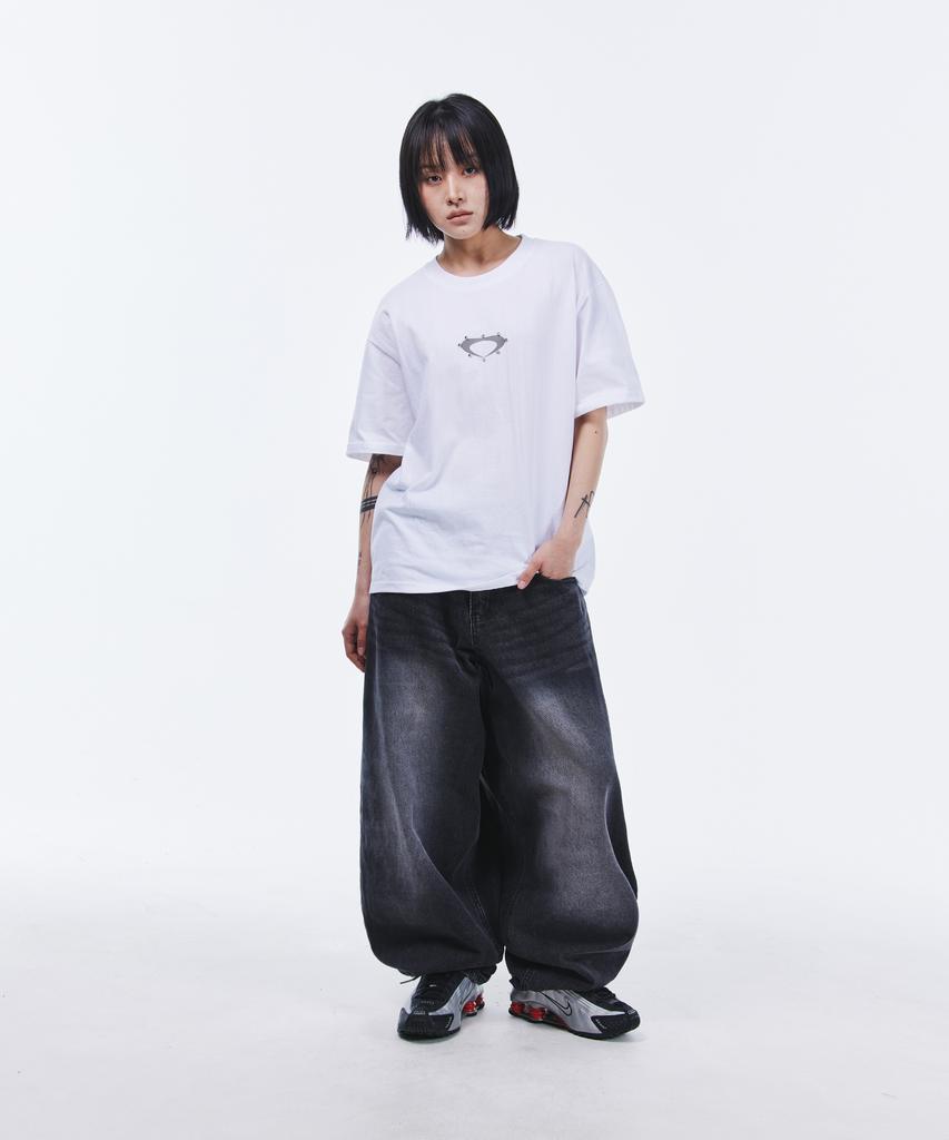 SCALLYWAG Swing Balloon Fit Denim [Black]