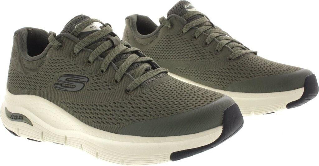 Кроссовки Skechers Arch Fit оливково-зеленые