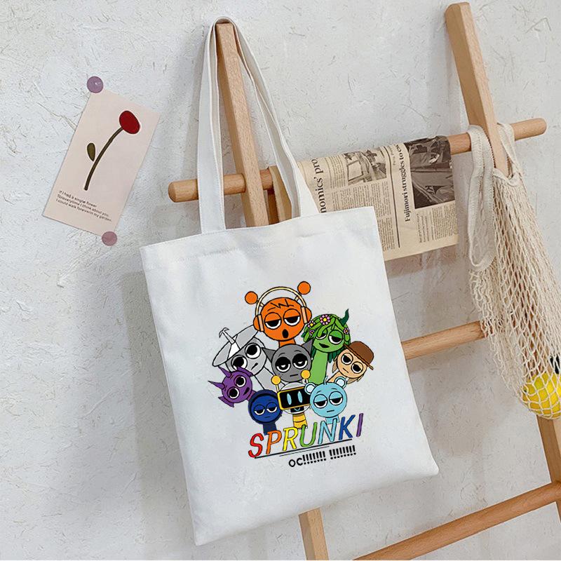 Game music box peripheral portable canvas bag to work out bento messenger bag shoulder bag large capacity