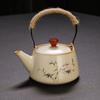Ru Porcelain Xishi Teapot: Elegant Ceramic for Home Brewing and Gongfu Tea Rituals