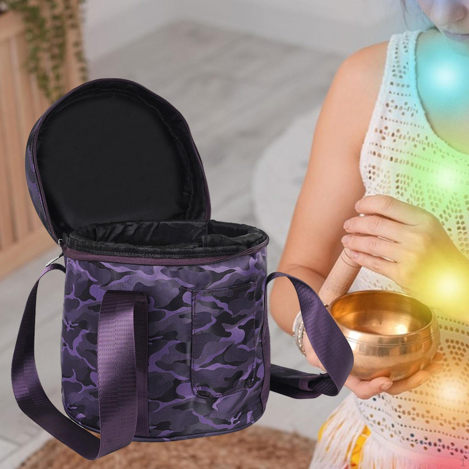 

Сумка с поющей чашей, звуковой держатель, дорожная сумка, подарок, чемодан, винтажная коробка для хранения Будды M