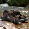 Men's Sandals In Summer Fashion Lightweight Casual Leather Shoes Large Size Sandals for Men