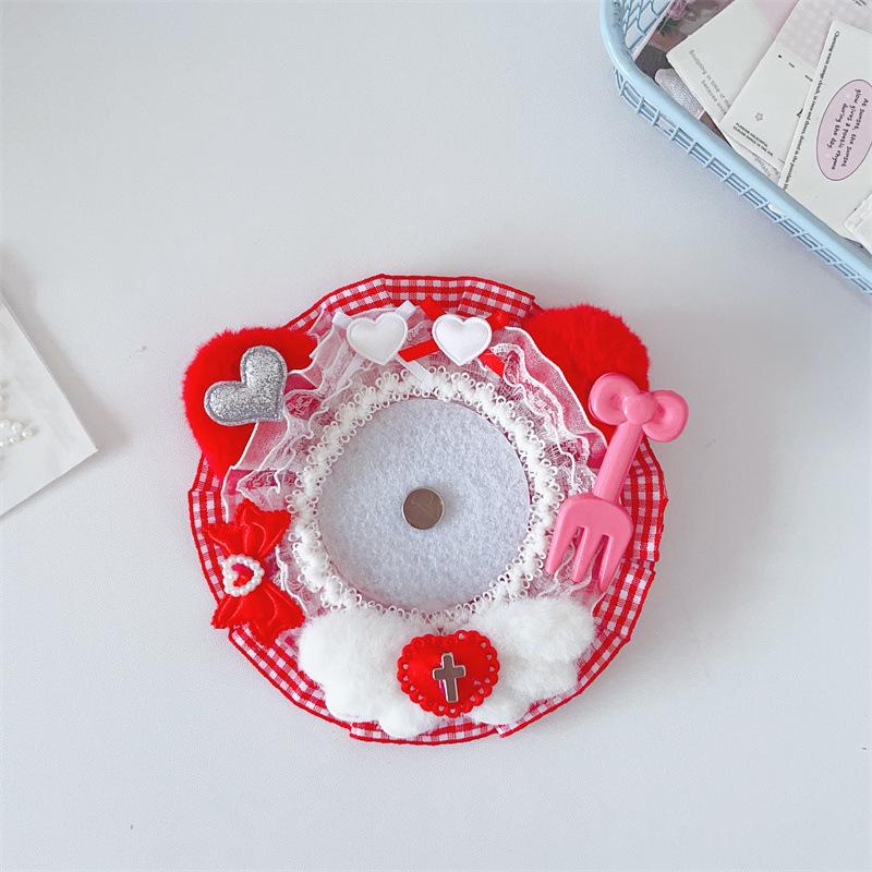 Lace Handmade Cute Girl Brooch Pin Holder & Display for Itabag