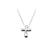 & Co.. Elsa Peretti® Kreuz Design Sterling Silber Halskette Damen Halskette 28550995
