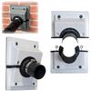 Hvac Wall Penetration & Line-Set Cover Kit Split System Adjustable Indoor/Outdoor Ac Line Set Sleeve, Water Butt Connector Kit