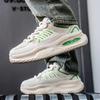 Tênis Esportivos Masculinos Casual Estilo de Rua Plataforma Tênis Estudantes Tamanho Grande Preto Tênis de Skate Aumento de Altura