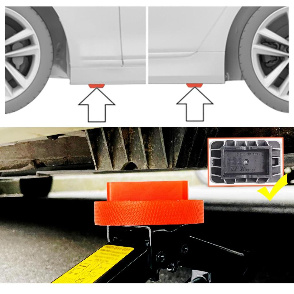 Jack Pad Garage Jack Up Adapter Made of Polyurethane for