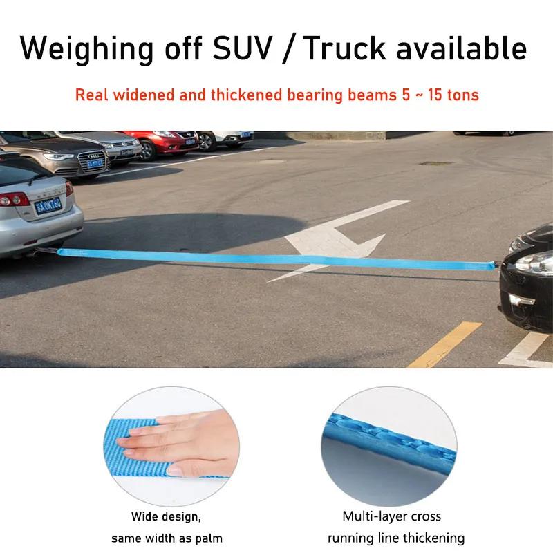 5m 8t Schwerlast Auto Abschleppseil Hohe Festigkeit Nylon Notabschleppkabel Mit Haken Für Auto Sicherheit