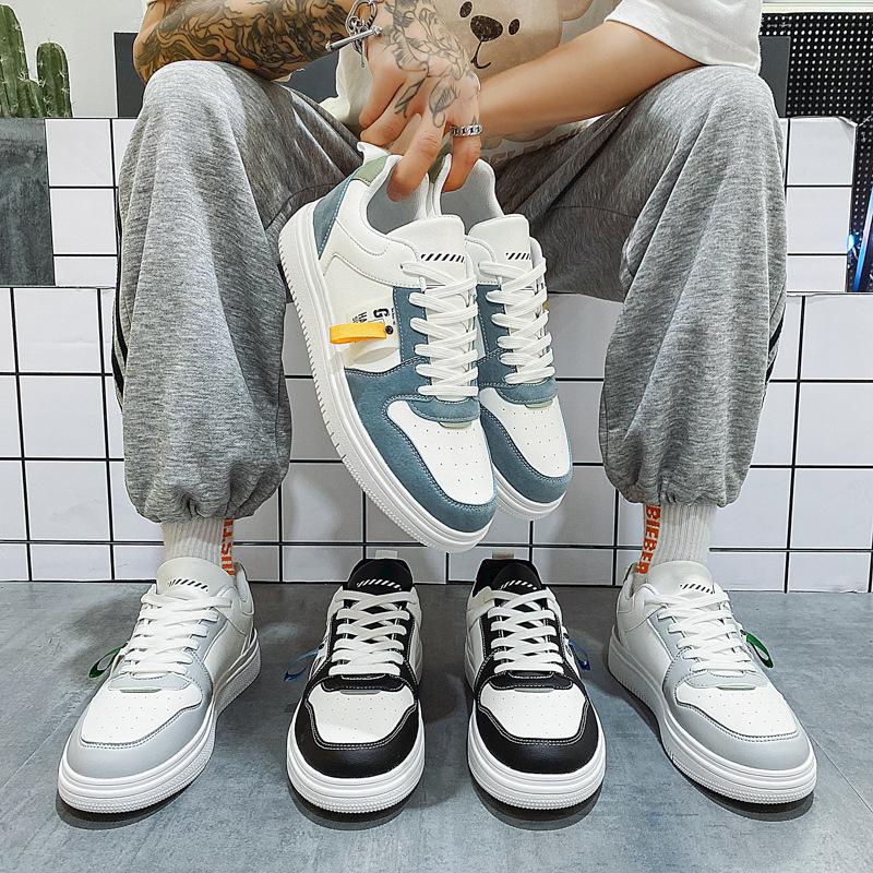 2024 New Men's Shoes Fashion Sneakers Inner Height Increase Casual Shoes Skate Flats Breathable White Shoes Zapatos De Hombre