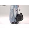 High-waisted Ripped Workwear Jeans for Women New Style with Loose Ribbons Straight-leg Washed Floor Mopping Pants Old Fashion