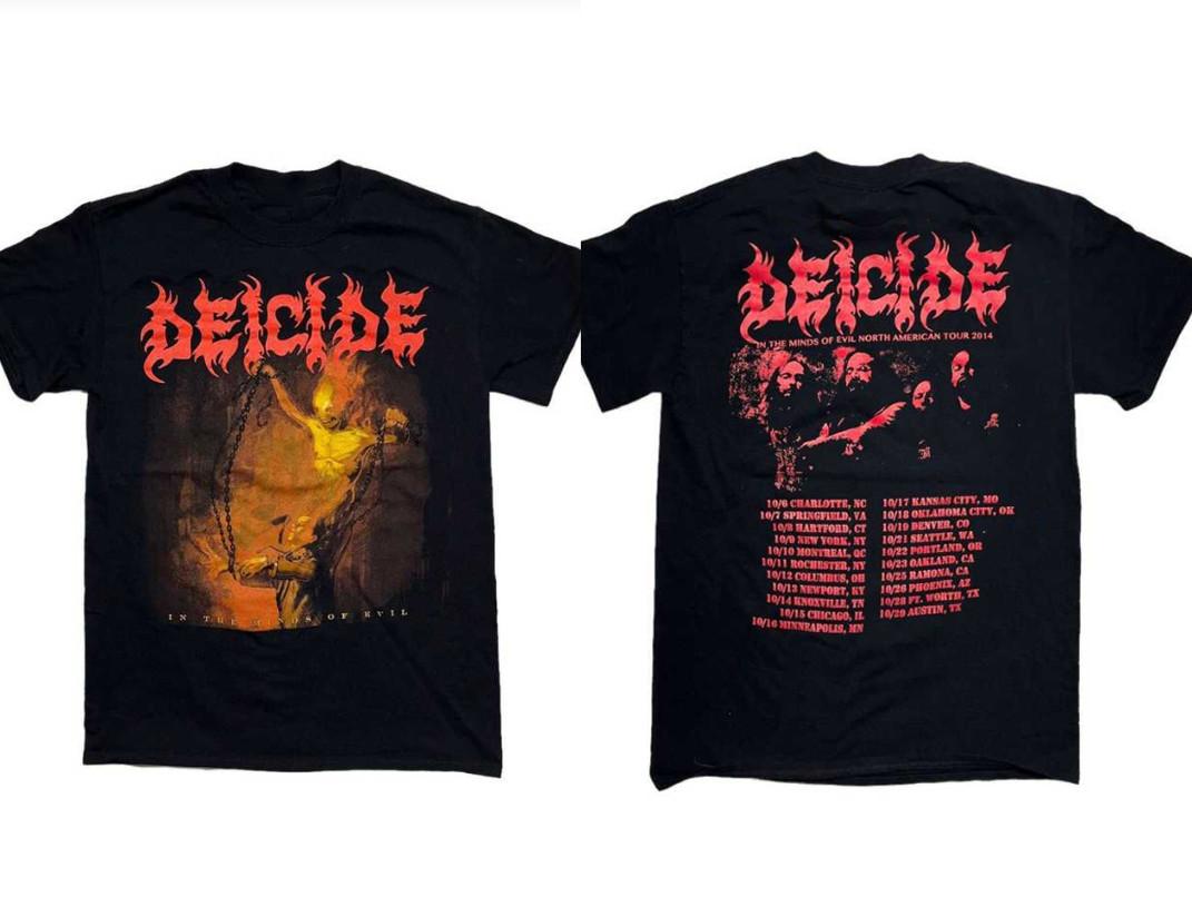 Band Deicide In The Minds Of Evil Cotton Unisex T-Shirt EG448 XXL