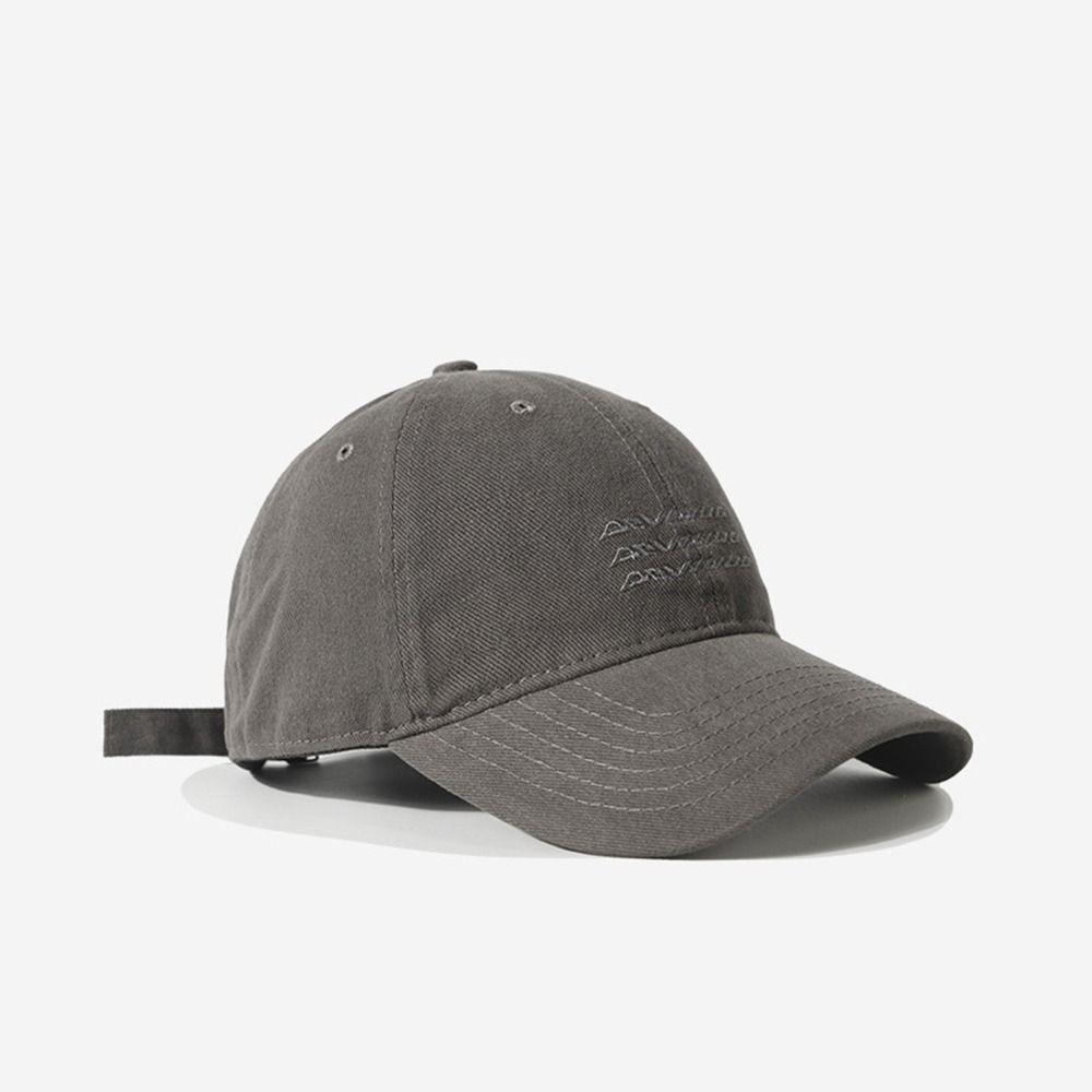 Sun Protection Washed Cotton Cap Ripple Embroidery Casquette Dad Hat New Baseball Caps  Unisex