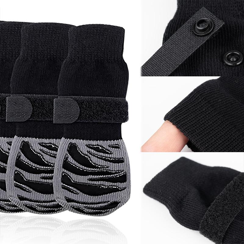 1Set Soft Protecting Comfortable Multiple Sizes Pet Socks Daily Anti Slip Outdoor Breathable Taking Photos Durable Holidays
