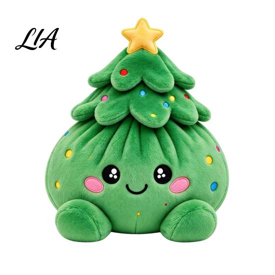 Plush Dumpling with Legs Stress Relief Toy Steamer, Stuffed Smiling Reducing Desk Accessories Squeeze Toy, Cartoon Plushie for Kids Adults Desktop
