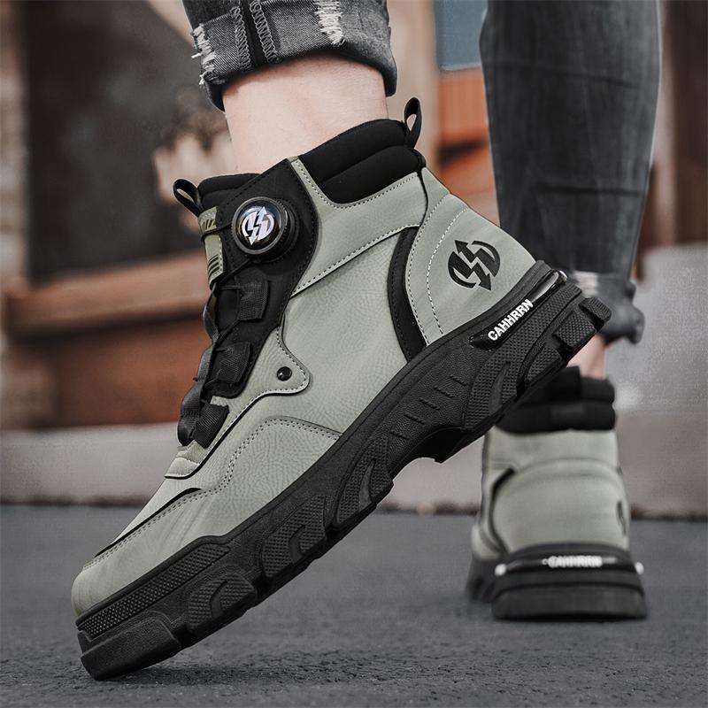 Fashion CYYTL Boots Winter Mens Shoes Casual Cowboy Combat Tactical Motorcycle Chelsea Ankle Work Leather Outdoor Designer Luxury Hiking