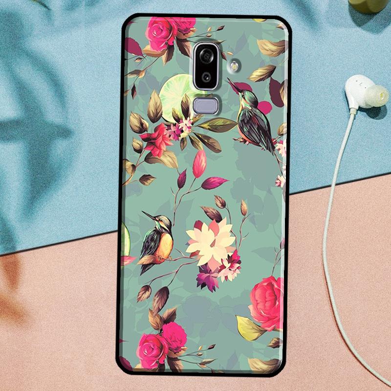 Garden Birds Case For Samsung Galaxy J3 J5 J7 2017 A3 A5 2016 A6 A8 J2 J8 A7 A9 2018 J4 J6 Plus Cover
