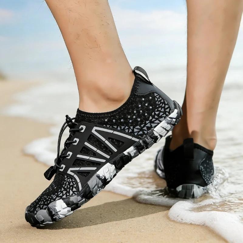 Wading Shoes Adult Water Sports Shoes Sea Pool Swimming Aqua Shoes Quick Dry Beach Wading Sneakers for Surfing Fishing Boating