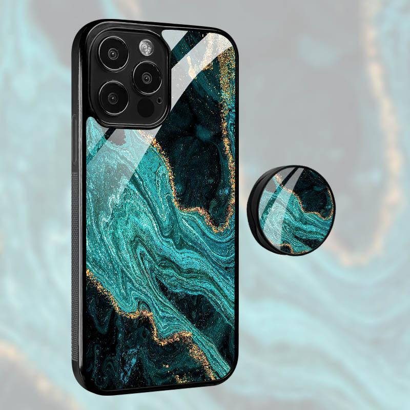 Bracket Marble Poetic Currents For iPhone 17 16 15 14 13 12 11 18 Pro Max Phone Cases That Sing with Swirling Hues and Gleam iPhone 14
