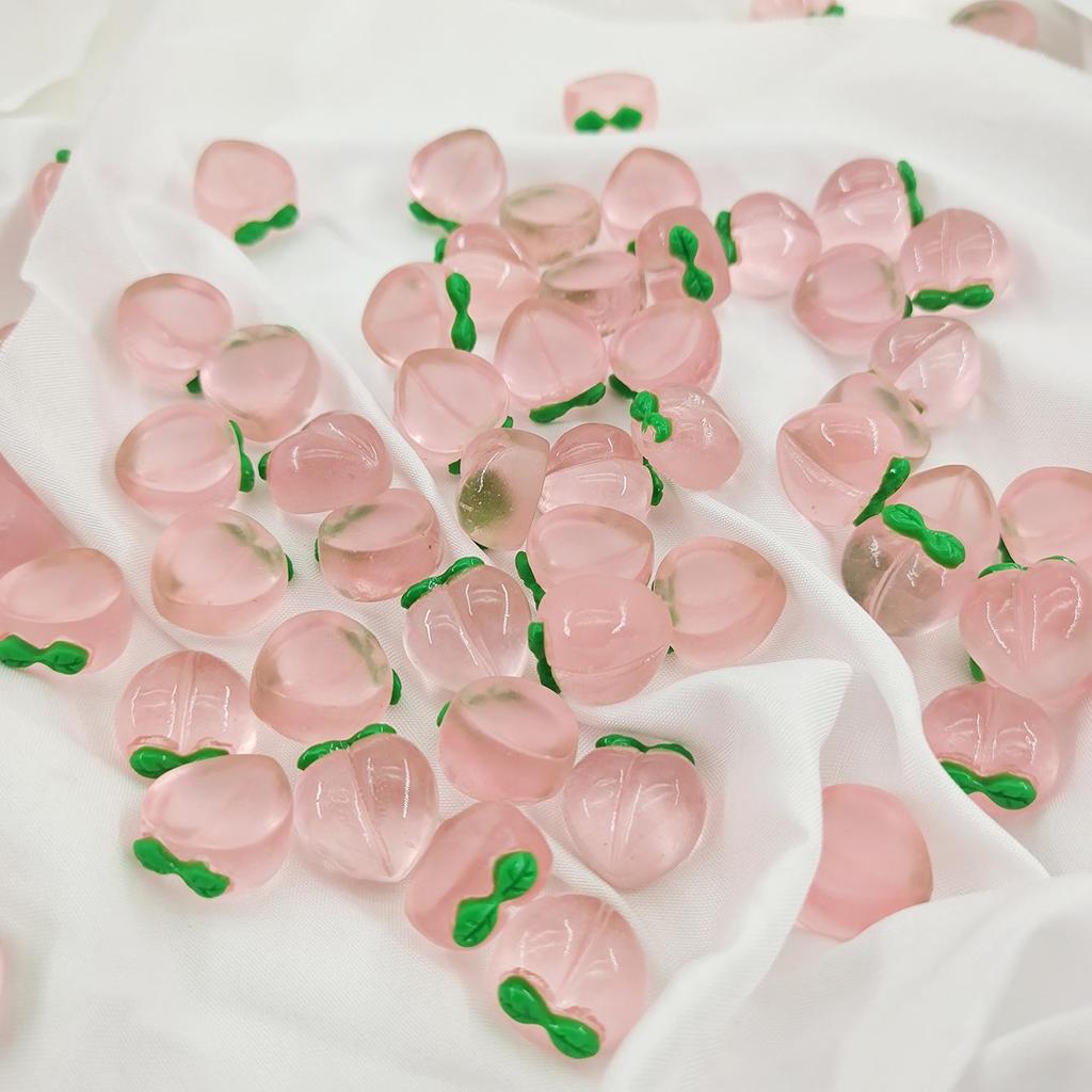 Crystal Peach Resin Pendant DIY Kit - Cute Ornaments & Accessories