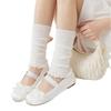 Sock Pile Pile Socks - Spring and Summer Pure Color Embroidered Leg Socks - Versatile and Slimming - Perfect for Children's Long Socks and Leggings