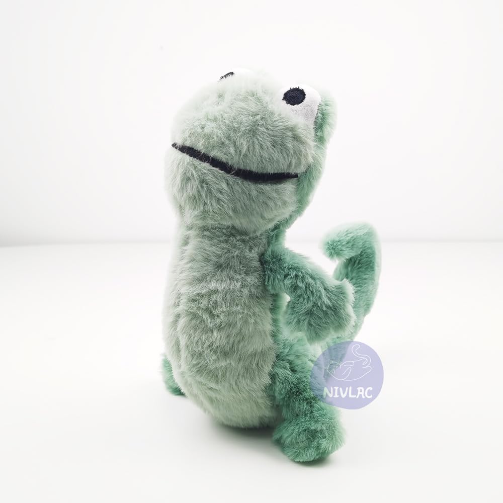 Beaver Lizard Plush Toy, 25cm, Animal Doll, Fluffy Beaver Hugging Pillow, Anime Character, Movie Related, Soft, Cute, Lightweight, Decorative Item,
