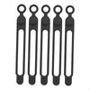 5Pcs Data Cable Ties Wire Finishing Organizers for Office Bedroom Study Room Black