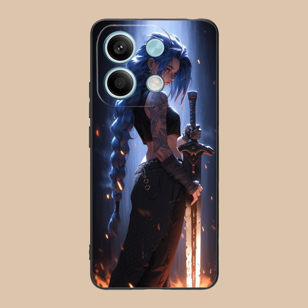 Anime Girl Mobile Phone Case for Xiaomi 15 14 13 12 Mi 11 T Ultra Lite Pro S X 5G Colorful Printing Cover Luxury Pretty