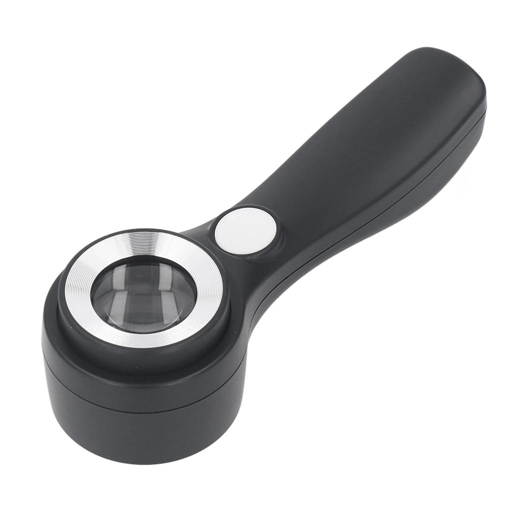 Magnifying Glass Handheld 60X Illuminated Magnifier USB Rechargeable LED Magnifying Glass for